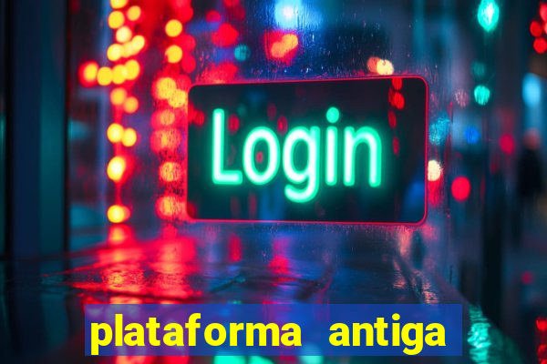 plataforma antiga de jogos